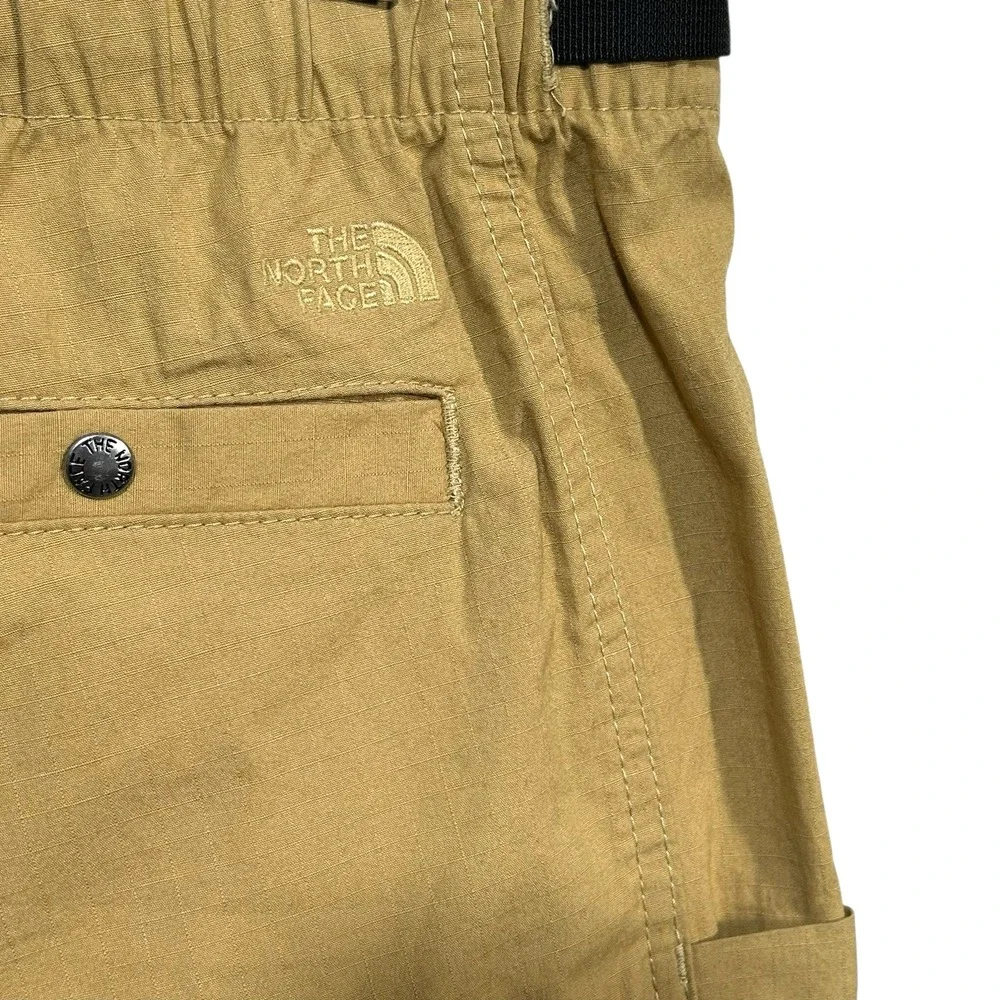 The‎ North Face Men's Outdoor Cargo Shorts Size 30X7 Tan Ripstop Organic Cotton